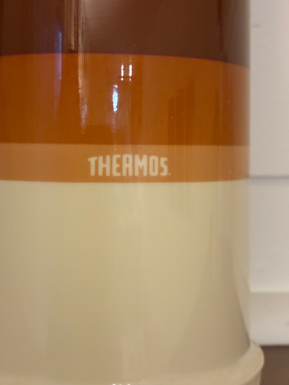 Vintage Thermos Set Retro Striped Camping Coffee Jugs w Cups - Picture 4 of 14